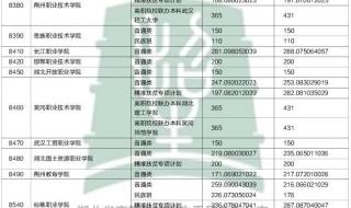 2021年湖北技能高考分数线