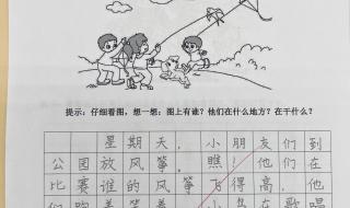 小学一年级看图写话大方的爸爸